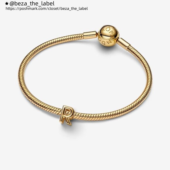 Pandora Letter R Alphabet Mini Charm|Pendant - Picture 3 of 5